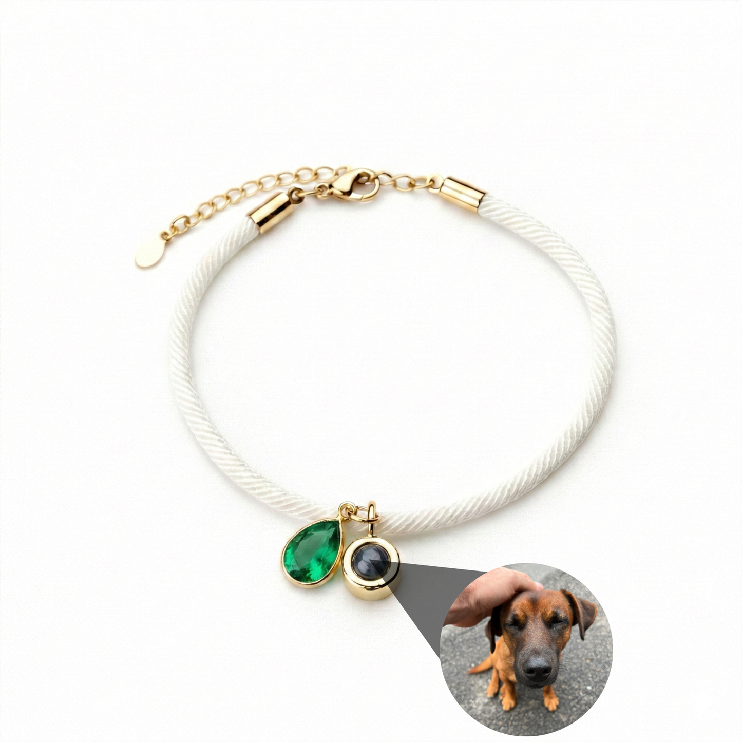 Fotoarmband med ditt eget foto - Essence Födelsesten