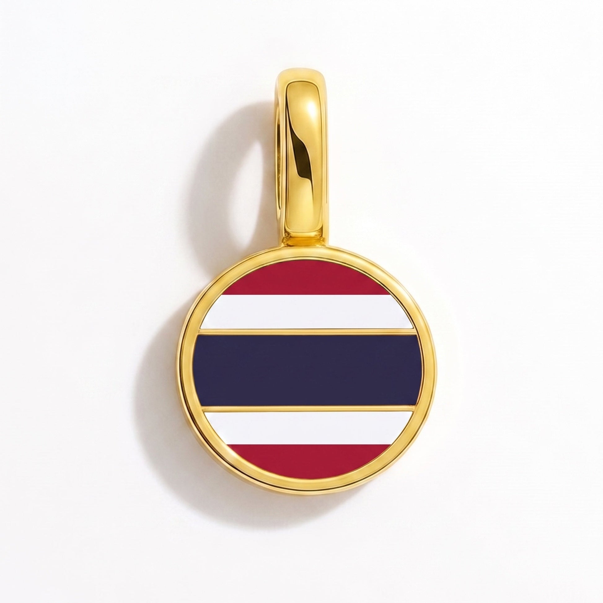 Flaggcharm Thailand – rektangulär guld